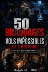 50 Braquages Et Vols Impossibles de l'Histoire: Salles fortes forcées, trésors disparus, oeuvres d'art volées et fuites spectaculaires cover