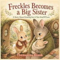 Freckles Becomes a Big Sister: A Gentle Picture Book About Jealousy, Change, and Finding Your Place in the Family (Ages 3-6) cover