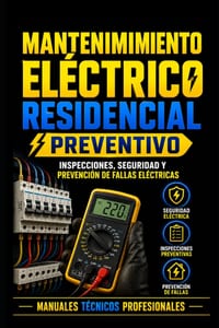 Mantenimiento Eléctrico Residencial Preventivo: Inspecciones, Seguridad y Prevención de Fallas Eléctricas: Manuales Técnicos Profesionales cover