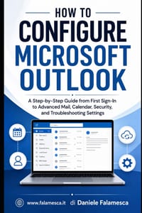 How to Configure Microsoft Outlook: A Step-by-Step Guide from First Sign-In to Advanced Mail, Calendar, Security, and Troubleshooting Settings cover