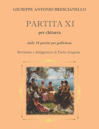 PARTITA XI per chitarra: dalle 18 partite per gallichone cover