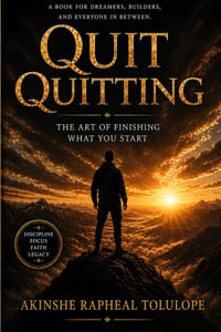 Quit Quitting: The Art Of Finishing What You Start cover