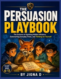 The Persuasion Playbook: The Science of Spotting Hidden Influence, Outsmarting Everyday Tricks, and Thinking for Yourself For Young Readers Ages 8-13 cover