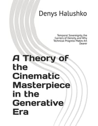 A Theory of the Cinematic Masterpiece in the Generative Era: Temporal Sovereignty, the Carriers of Density, and Why Technical Progress Makes Art Deare cover