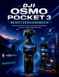 DJI Osmo Pocket 3 Benutzerhandbuch: Setup, DJI Mimo, Creator Combo, Kameraeinstellungen, ActiveTrack, Audio und Workflow-Tipps cover