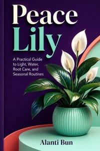 Peace Lily: A Practical Guide to Light, Water, Root Care, and Seasonal Routines cover