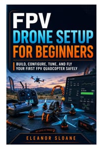 FPV Drone Setup for Beginners: Build, Configure, Tune, and Fly Your First FPV Quadcopter Safely cover