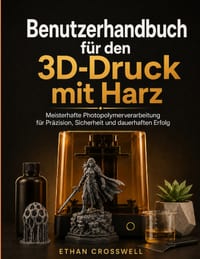 Benutzerhandbuch für den 3D-Druck mit Harz: Meisterhafte Photopolymerverarbeitung für Präzision, Sicherheit und dauerhaften Erfolg cover