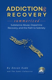 ADDICTION & RECOVERY Summarized: Substance Abuse, Dopamine Recovery, and the Path to Sobriety cover