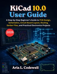 KiCad 10.0 User Guide: A Step-by-Step Beginner's Guide to PCB Design, Schematics, Circuit Board Layout, Routing, Gerber Files, and Practical Electroni cover