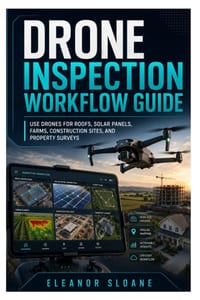 Drone Inspection Workflow Guide: Use Drones for Roofs, Solar Panels, Farms, Construction Sites, and Property Surveys cover