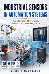 Industrial Sensors in Automation Systems: PLC Integration, IO-Link, Safety, Networks and Smart Diagnostics cover