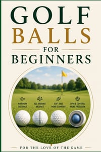 Golf Balls for Beginners: A Complete Beginner's Guide to Choosing the Right Golf Ball for Distance, Accuracy, and Lower Scores cover