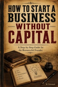 How To Start A Business Without Capital: A Step By Step Guide For a Resourceful Entrepreneur cover