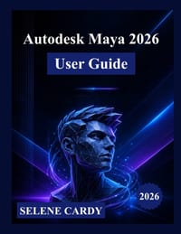 Autodesk Maya 2026 User Guide: A Complete Step-by-Step Manual to Master 3D Modeling, Animation, Visual Effects, and Rendering cover