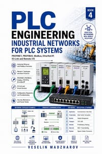 PLC Engineering: Industrial Networks for PLC Systems: PROFINET, PROFIBUS, Modbus, EtherNet/IP, IO-Link and Remote I/O cover