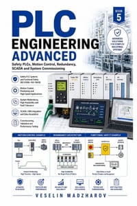PLC Engineering Advanced: Safety PLCs, Motion Control, Redundancy, SCADA and System Commissioning cover