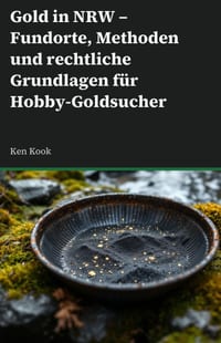 Gold in NRW finden: Fundorte, Ausrüstung und Rechtliches für Hobby-Goldsucher in Nordrhein-Westfalen - vom ersten Schritt bis zum ersten Fund cover