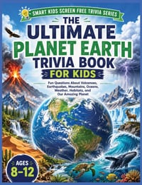 Planet Earth Trivia Book for Kids: Fun Questions About Volcanoes, Earthquakes, Mountains, Oceans, Weather, Habitats, and Our Amazing Planet cover