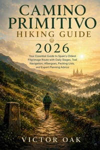 Camino Primitivo Hiking Guide 2026: Your Essential Guide to Spain's Oldest Pilgrimage Route with Daily Stages, Trail Navigation, Albergues, Packing Li cover