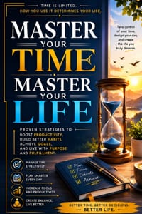 Master Your Time, Master Your Life: A Practical Guide to Build Powerful Habits, Improve Focus, Eliminate Distractions, Increase Efficiency, and Achiev cover