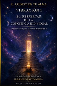 Vibración 1. El despertar de la conciencia individual.: Descubre la luz que la Fuente encendió en ti. Basado de la numerología cover