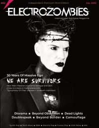 Electrozombies #02 - International Synthpop Magazine: Reviews, Interviews and other topics around synth pop, dark wave and genre related. cover