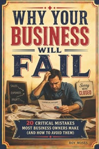 Why Your Business Will Fail: 20 most common reasons businesses collapse, and how to avoid them cover