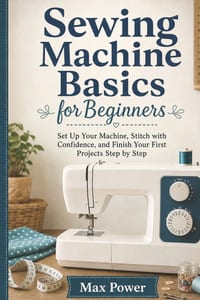 Sewing Machine Basics for Beginners: Set Up Your Machine, Stitch with Confidence, and Finish Your First Projects Step by Step cover
