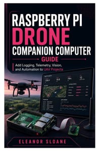 Raspberry Pi Drone Companion Computer Guide: Add Logging, Telemetry, Vision, and Automation to UAV Projects cover