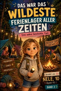 Das war das wildeste Ferienlager aller Zeiten: Eine wahre Geschichte. Fast.: Ein witziges Kinderbuch für Mädchen ab 9 Jahren über Ferienlager, Freunds cover