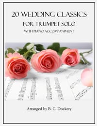 20 Wedding Classics for Trumpet Solo with Piano Accompaniment cover