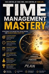 Time Management Mastery: Master Productivity, Prioritize What Matters, Beat Procrastination, Eliminate Distractions, Build Powerful Daily Habits, and cover