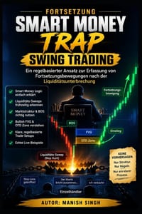 Fortsetzung Smart Money Trap Swing Trading: Ein regelbasierter Ansatz zur Erfassung von Fortsetzungsbewegungen nach der Liquiditätsunterbrechung cover