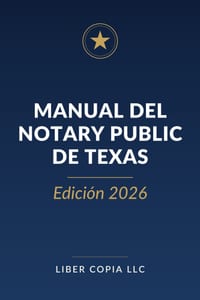 Manual del Notary Public de Texas: Edición 2026 cover