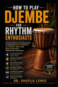 How to Play Djembe for Rhythm Enthusiasts: Practical Djembe Learning System for Building Rhythm Confidence, Coordination, Speed, and Musical Expressio cover