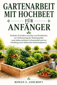 Gartenarbeit Mit Hochbeet Für Anfänger.: Einfache Techniken zum Bau von Hochbeeten, zur Verbesserung der Bodenqualität, zum Anbau mehrerer Lebensmitte cover