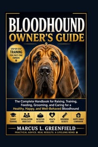Bloodhound Owner's Guide: The Complete Handbook for Raising, Training, Feeding, Grooming, and Caring for a Healthy, Happy, and Well-Behaved Bloodhound cover
