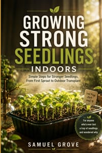 Growing Strong Seedlings Indoors: Simple steps for stronger seedlings, from first sprout to outdoor transplant cover