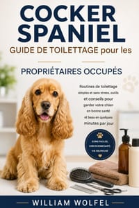 Guide de toilettage du Cocker Spaniel pour les propriétaires occupés: Des routines de toilettage simples et sans stress pour garder votre chien en bon cover