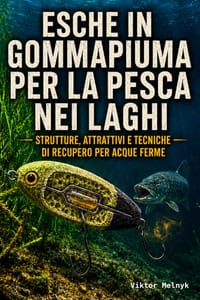 Esche in gommapiuma per la pesca nei laghi: Strutture, attrattivi e tecniche di recupero per acque ferme cover