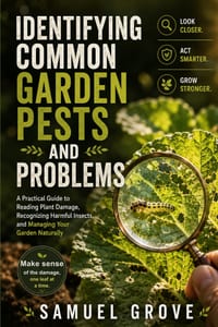 Identifying Common Garden Pests and Problems: A Practical Guide to Reading Plant Damage, Recognizing Harmful Insects, and Managing Your Garden Natural cover