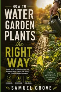 How to Water Garden Plants the Right Way: Simple skills for reading your soil, knowing when plants are thirsty, and growing with confidence cover