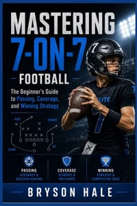 Mastering 7-on-7 Football: The Beginners Guide to Passing, Coverage and Winning Strategy cover