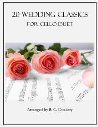 20 Wedding Classics for Cello Duet cover