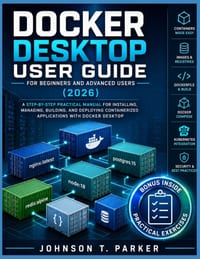 Docker Desktop User Guide for Beginners and Advanced Users (2026): A Step-By-Step Practical Manual For Installing, Managing, Building, And Deploying C cover