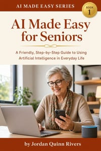AI Made Easy for Seniors: A Friendly, Step-by-Step Guide to Using Artificial Intelligence in Everyday Life cover