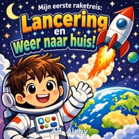 Mijn eerste raketreis: Lancering en weer naar huis!: Een leuk ruimteavontuur voor kleine astronauten cover