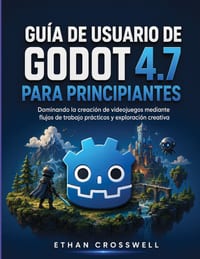 Guía de usuario de Godot 4.7 para principiantes: Dominando la creación de videojuegos mediante flujos de trabajo prácticos y exploración creativa cover