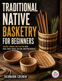 Traditional Native Basketry for Beginner: Coiling, Twining, and Plaiting with Reed, Sweet Grass, Willow, and Pine Needles cover